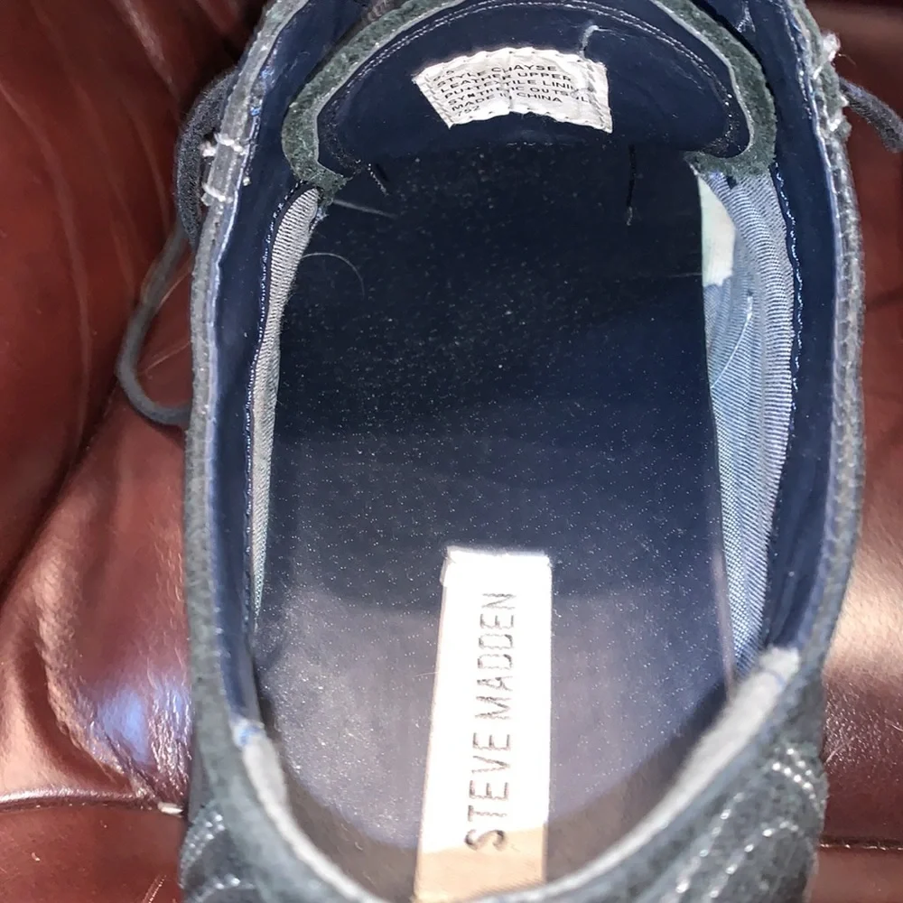 Men’s Steve Madden Chayse Leather Oxford Shoes - Picture 13 of 14